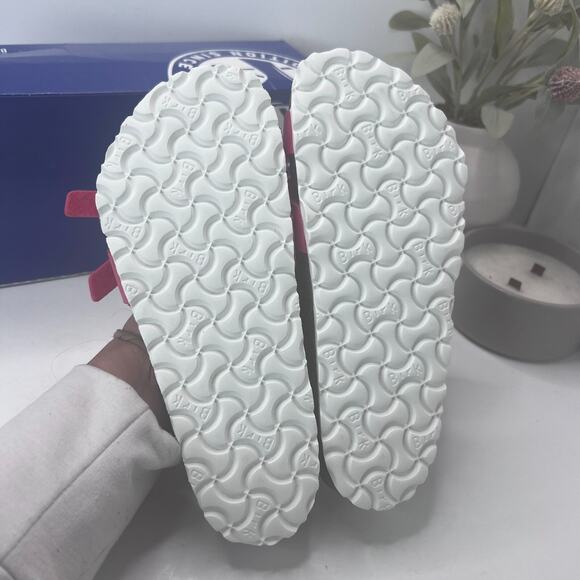 Birkenstock Almere II Burko Flor Sandals Graceful Raspberry Women's 5/EU 36 NWB - Picture 8 of 10